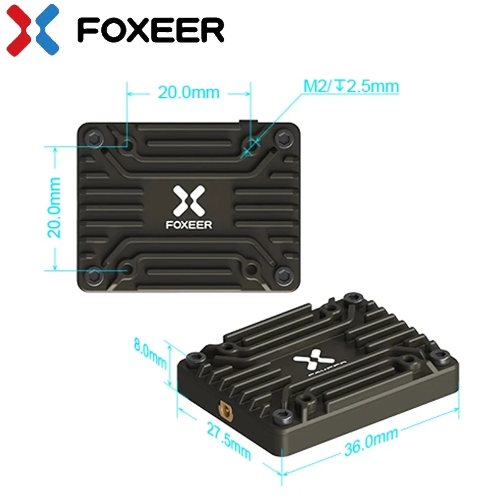طائرة بدون طيار Foxeer طويلة ا - مراجعة Foxeer Reaper Extreme 2.5W Vtx وسعره